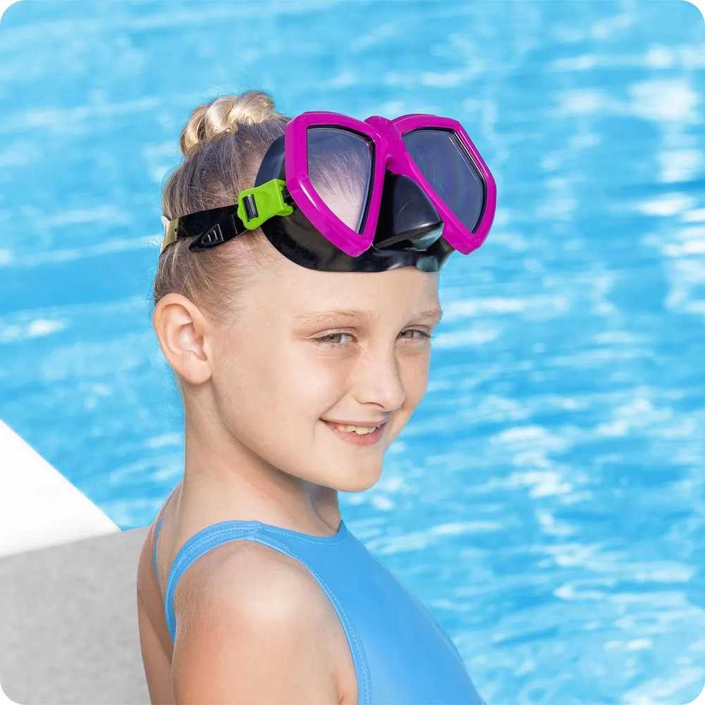 „Bestway 22040“ rožinė plaukimo kaukė