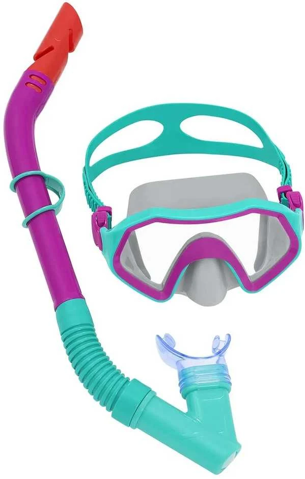 „Bestway 24025“ violetinės ir turkio spalvos nardymo rinkinys