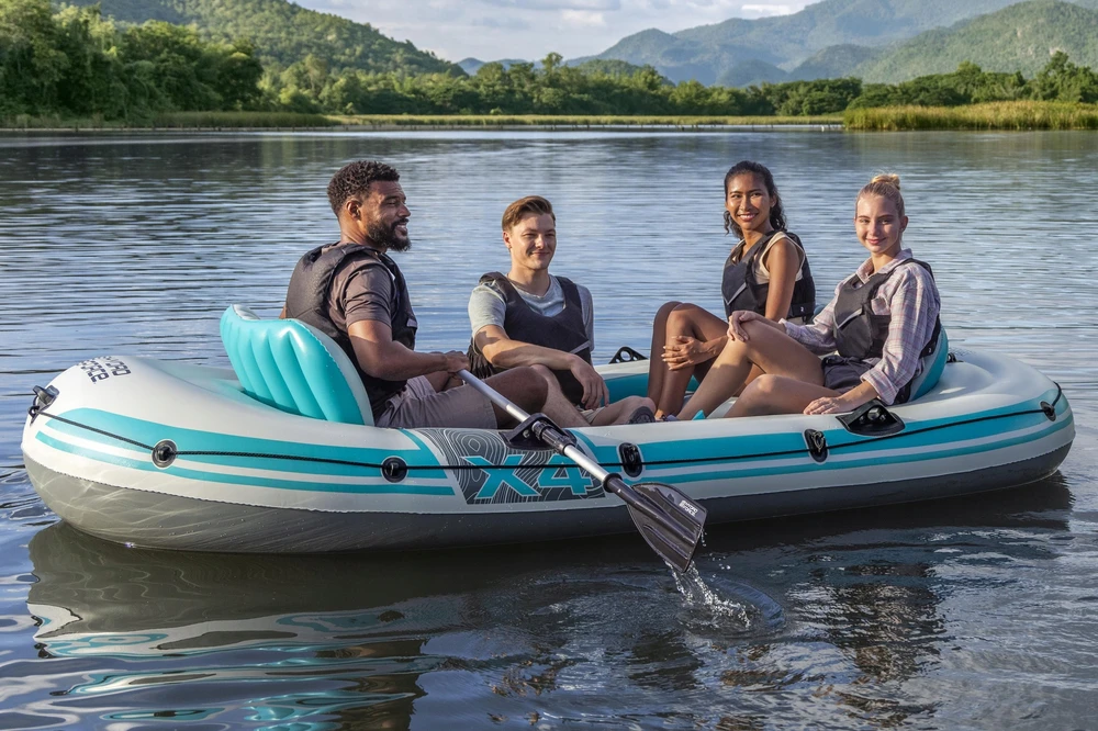Bestway 62064 aliuminio sulankstomos irklos baidarėms Pontoon Sup 145cm 2 vnt.