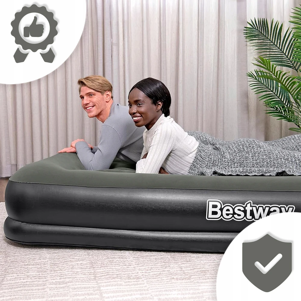 Bestway 67699 dvigulė pripučiama lova 203x152x36cm