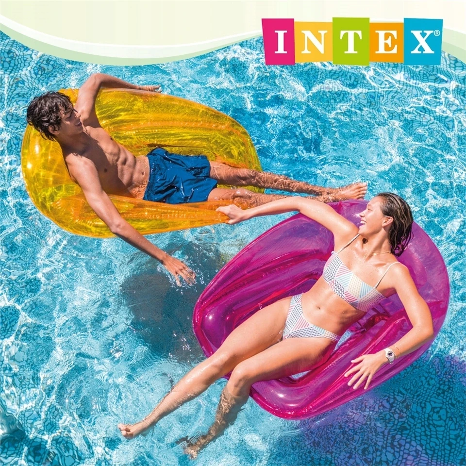Bestway Čiužinys Pripučiamas paplūdimio šezlongas Plaukimo deginimosi baseinas INTEX 56802 SE