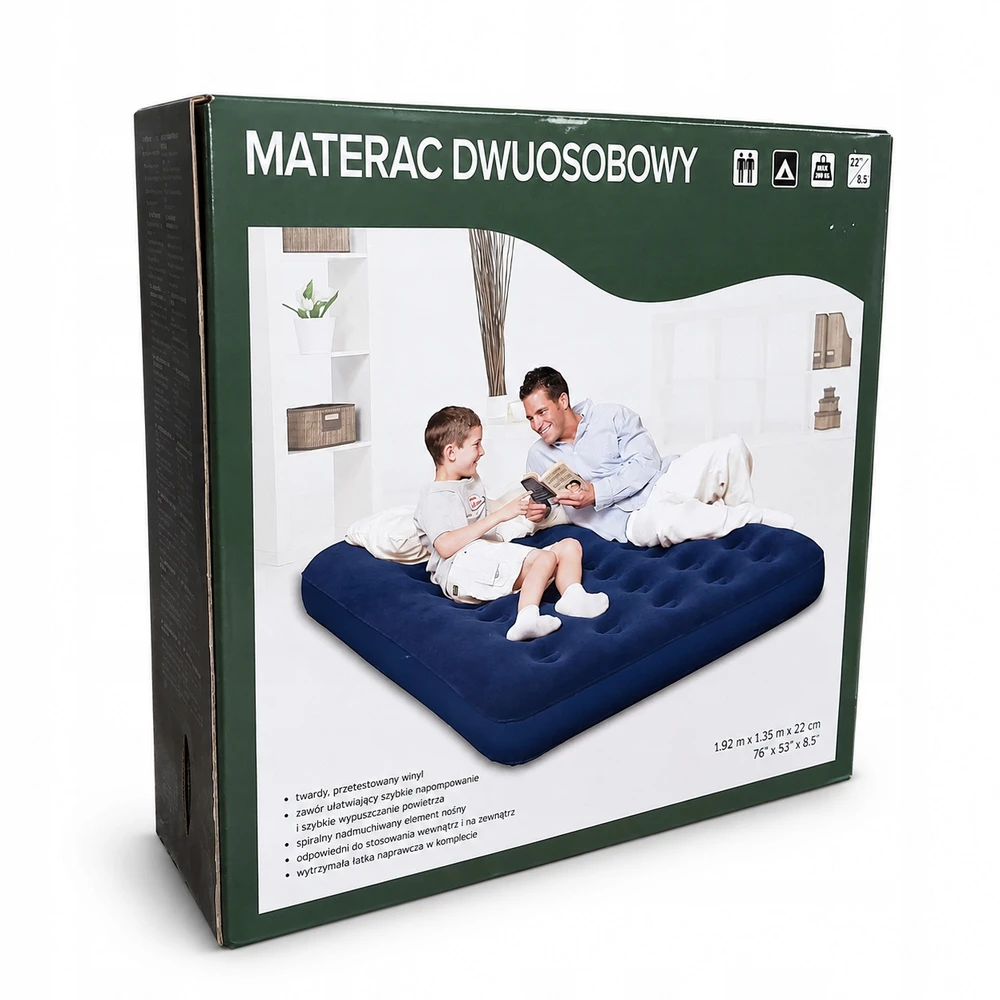 BESTWAY DVIGUBAS PRIEMONĖS ČIŪŽIS 192 x 135 x 22 cm 11747