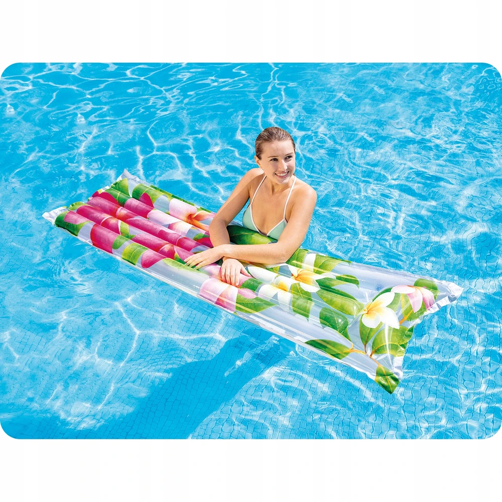 Bestway Pripučiamas čiužinys gėlėtas 183x69cm