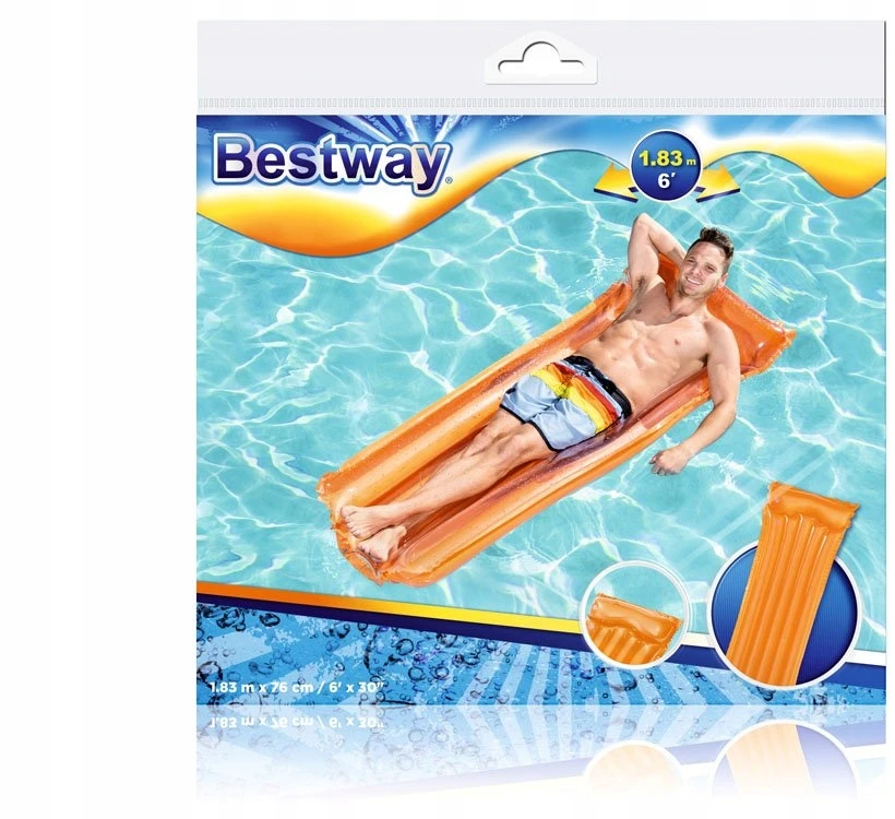 Bestway pripučiamas čiužinys pliažui ir vandeniui, 183x76 cm