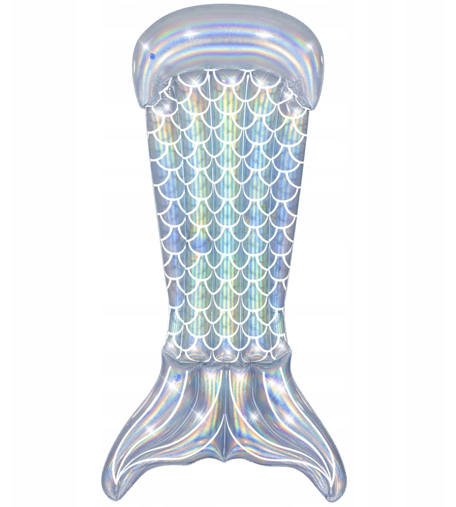 BESTWAY pripučiamas čiužinys Iridescent Mermaid Tail, 1.93m x 1.01m, 43413