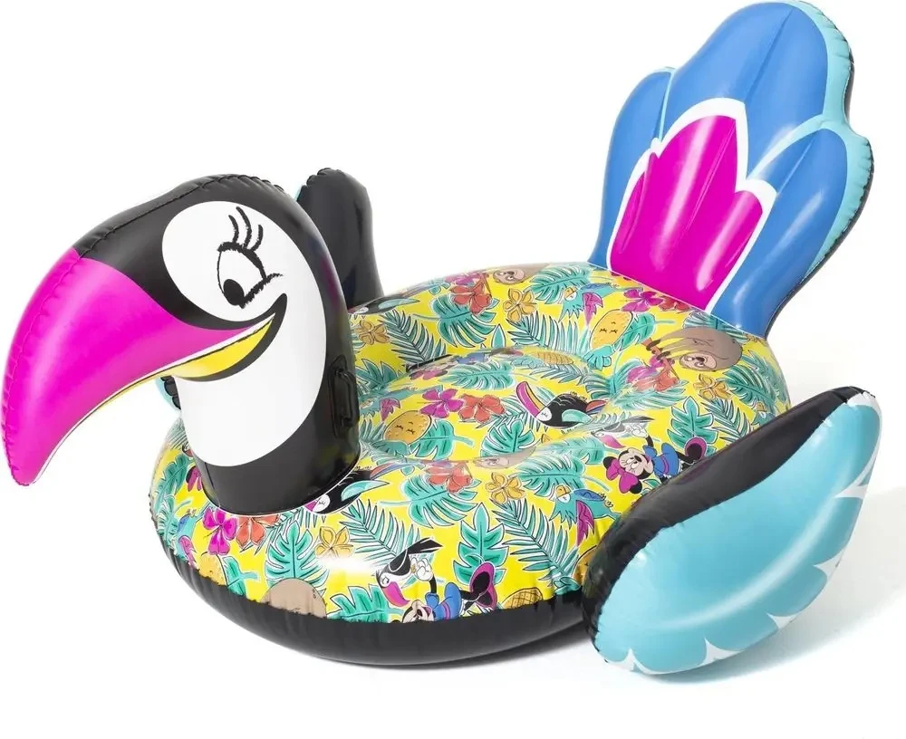 Bestway Pripučiamas plaustas Disney Minnie Mouse Fashion Toucan, 150x207 cm