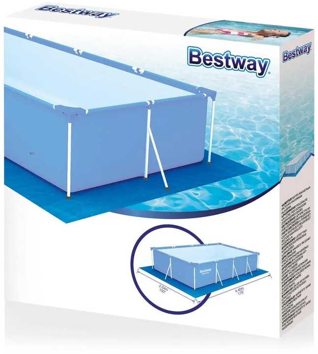 445 x 254 cm kilimėlis „Bestway 58102“ stačiakampiam baseinui