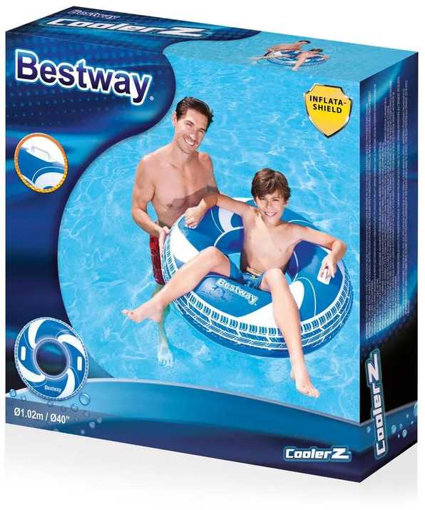 Didelis „Hydro Force“ plaukimo ratas, 102 cm, „Bestway 36093“