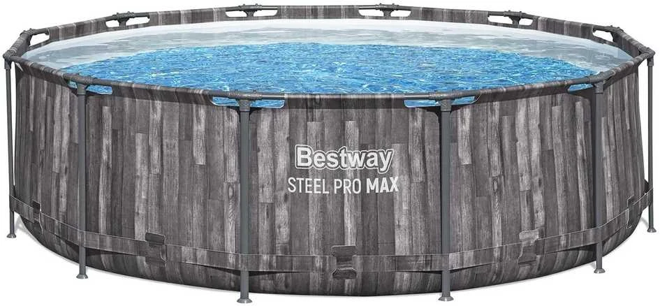 Rėminis baseinas 12FT 366x100 cm Plieninis Pro Max BESTWAY