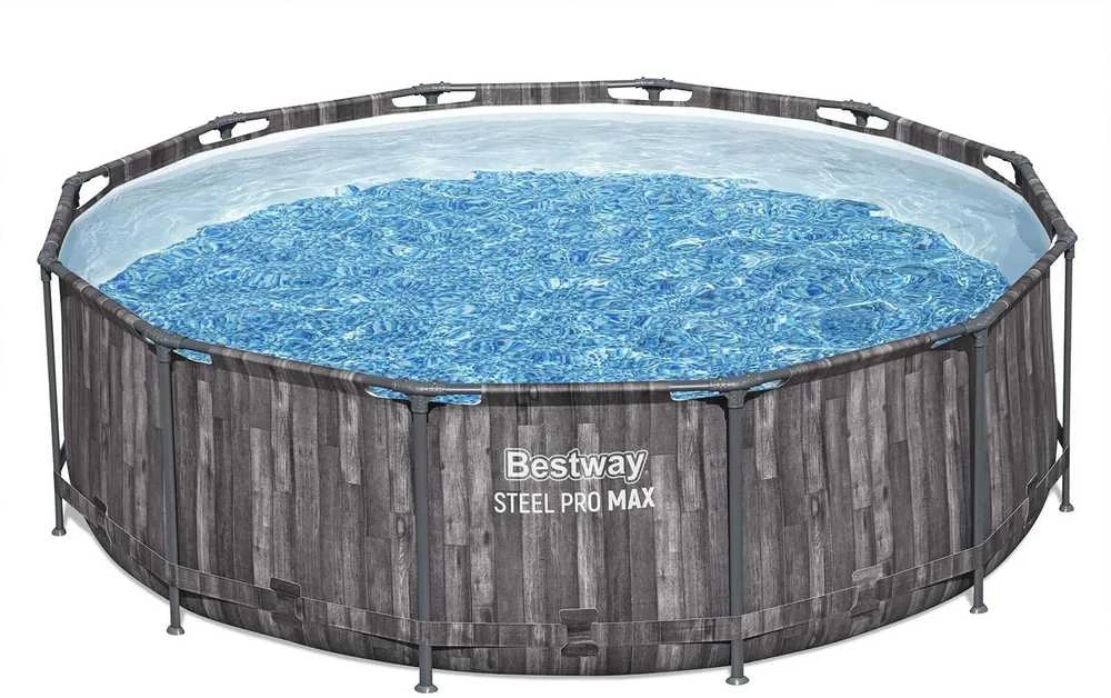 Rėminis baseinas 12FT 366x100 cm Plieninis Pro Max BESTWAY