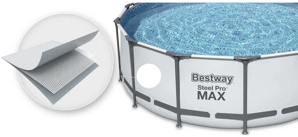 „BestWay Pool Steel Pro MAX“ baseino komplektas, apvalus, 366 x 100 cm