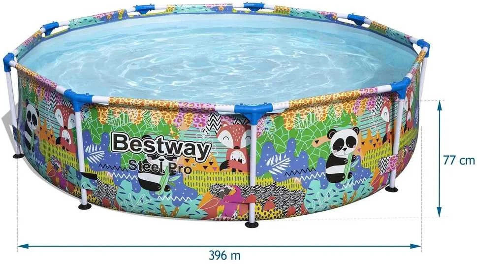 „BestWay“ baseino „Steel Pro“ apvalus baseinas, 274 x 66 cm