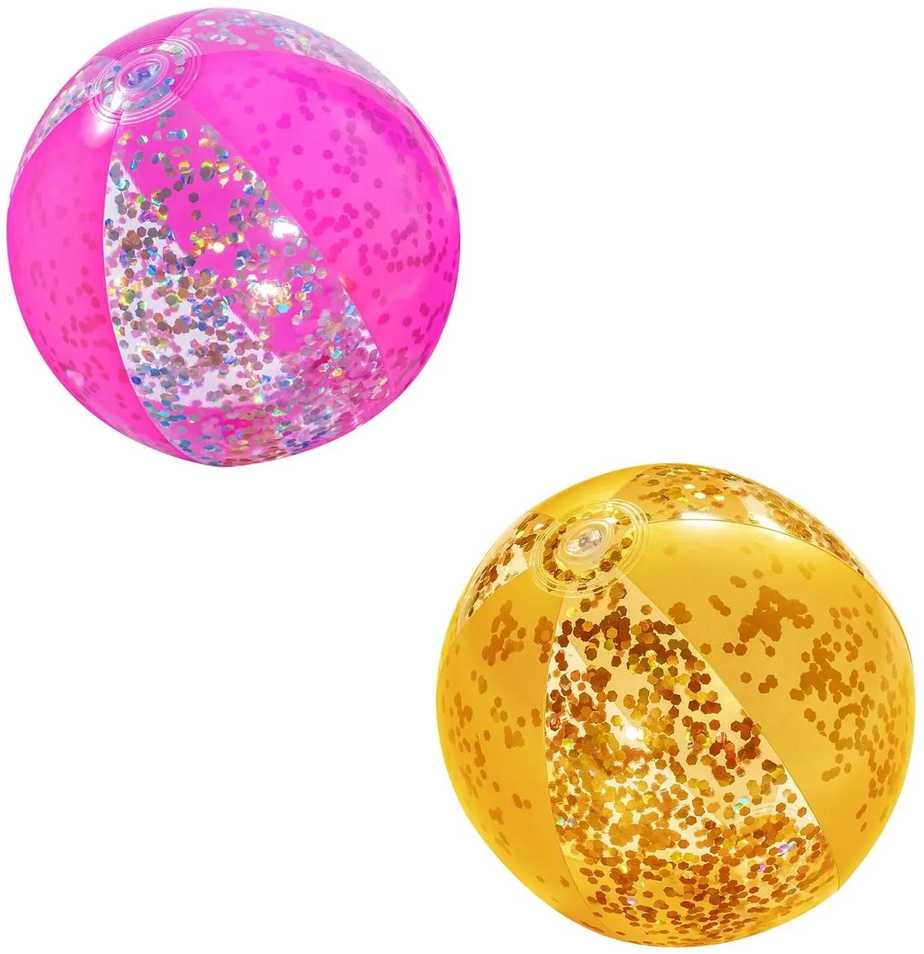 BESTWAY paplūdimio kamuolys Glitter Fusion, diametras 41cm, asort., 31050