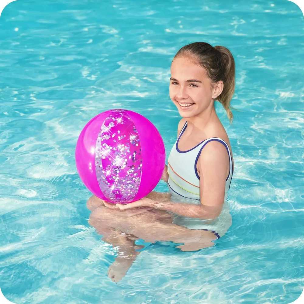 BESTWAY paplūdimio kamuolys Glitter Fusion, diametras 41cm, asort., 31050