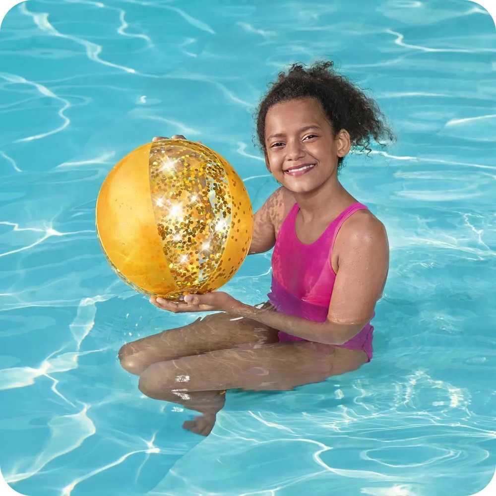 BESTWAY paplūdimio kamuolys Glitter Fusion, diametras 41cm, asort., 31050