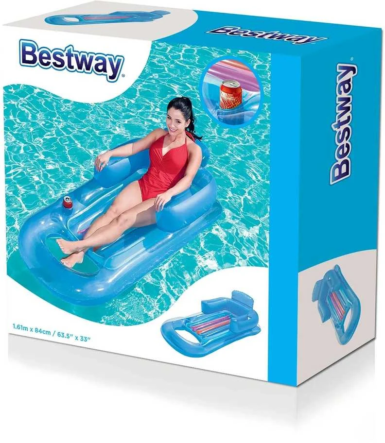 Pripučiamas čiužinys, fotelis, gultas 161 x 84 cm Bestway 43028