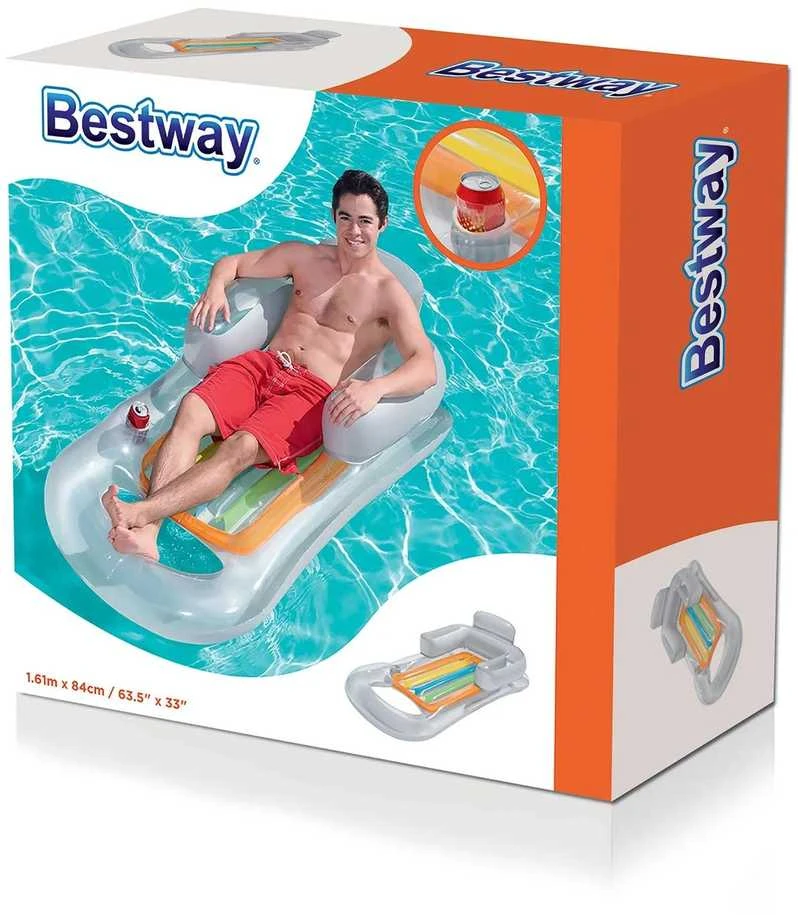 Pripučiamas čiužinys, fotelis, gultas 161 x 84 cm Bestway 43028
