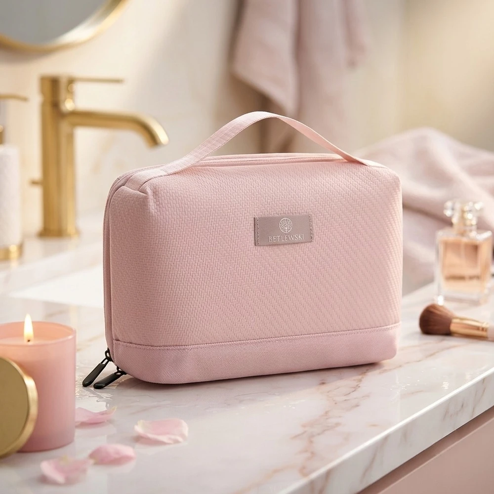 Betlewski Elegant kelioninė kosmetinė su erdviais skyreliais