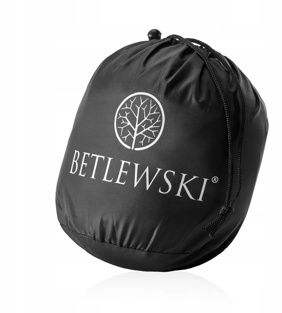 BETLEWSKI Universali kelioninė pagalvė, stabilizuojanti, patogios putos, Juoda