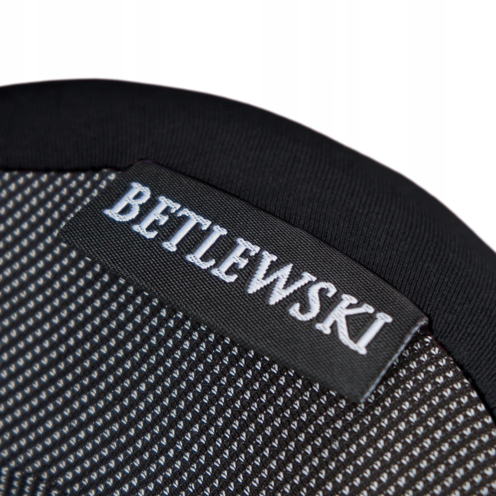 BETLEWSKI Universali kelioninė pagalvė, stabilizuojanti, patogios putos, Juoda