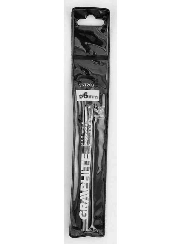 Betono grąžtas GRAPHITE 56T203 6 x 100 mm
