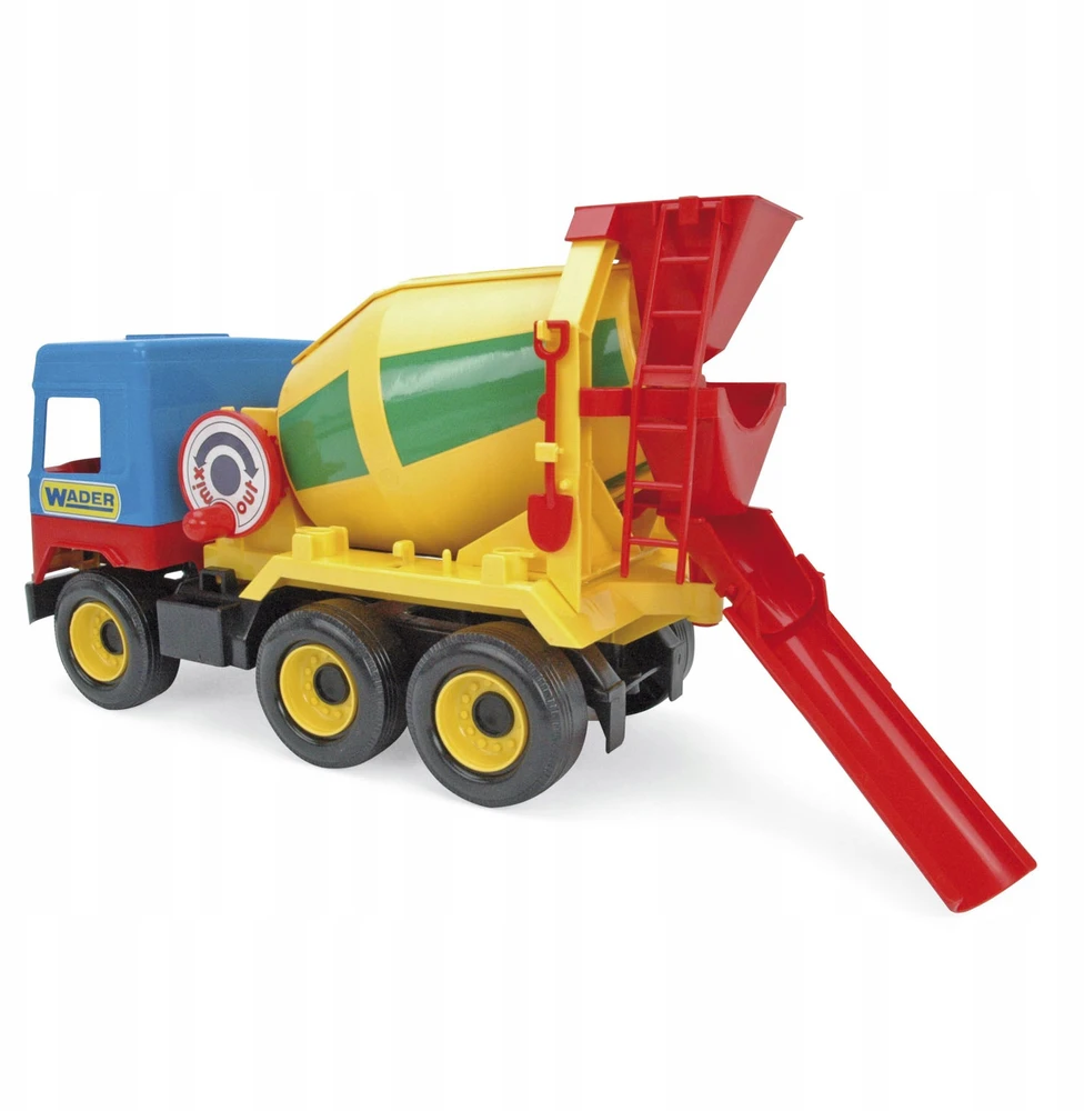 Betono maišyklės žaislas vaikams 38 cm Middle Truck WADER besisukanti kriaušė