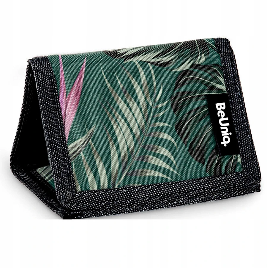 BEUNIQ JUNGLE VELCRO PINIGINĖ MOKYKLINĖS KELIONĖS AUGALAI MERGAITĖMS Žalias