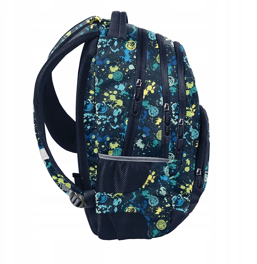 BeUniq kelių skyrių mokyklinė kuprinė, įvairiaspalvė, 20 l