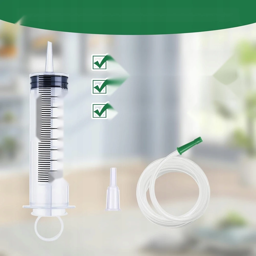 Bez Marki 100 ml plastikinis švirkštas su dozavimo žarna, UNIVERSALUS RINKINYS, 4 Vnt.