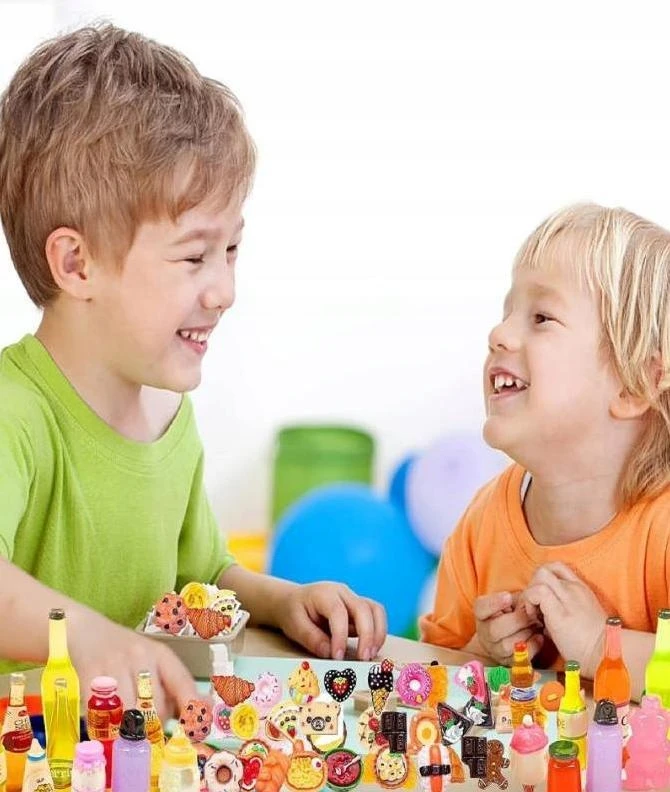 Bez Marki 100 Vnt. MINI MAISTAS MIELI PRIEDAI LĖLĖMS DOVANŲ