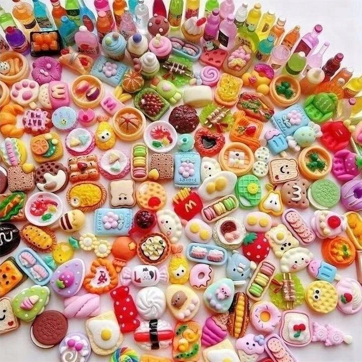 Bez Marki 100 Vnt. MINI MAISTAS MIELI PRIEDAI LĖLĖMS DOVANŲ