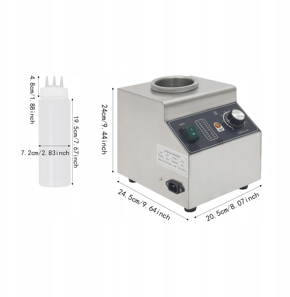 Bez Marki 100W ELEKTRINIS PADAŽO ŠILDYKLĖS, STACIONARUS ŠOKOLADO/SŪRIO ŠILDYKLĖS DALYTUVAS