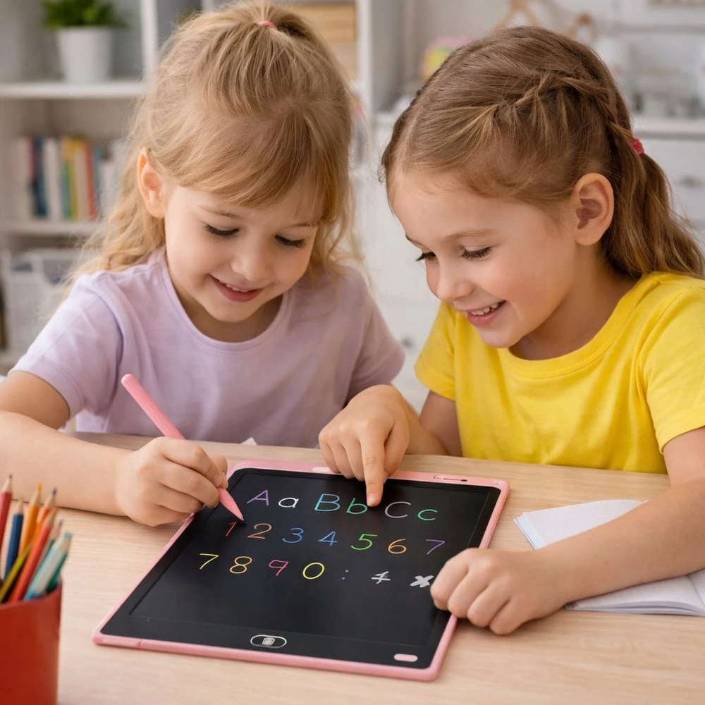Bez Marki 12 colių Lcd piešimo planšetė vaikams, daugiaspalvė