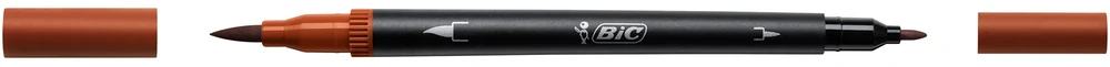 Bez Marki 12 SPALVŲ ŽYMEKLIŲ RINKINYS BIC DVIŠALĖS TRIPS su skirtingo storio antgaliais