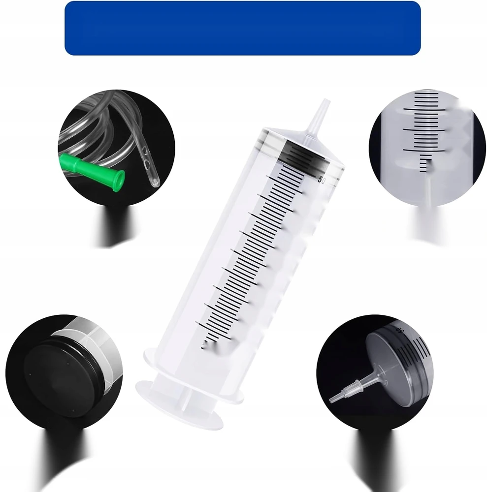 Bez Marki 150 ml DIDelės TALPOS ŠVIRKŠTAS SU PAKARTOTINĖ PLASTIKINĖ ŽARNA