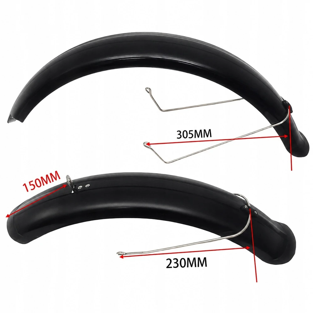 Bez Marki 20" X4.0 storio padangų dviračių sparnai purvasaugių rinkinys, purvasaugiai