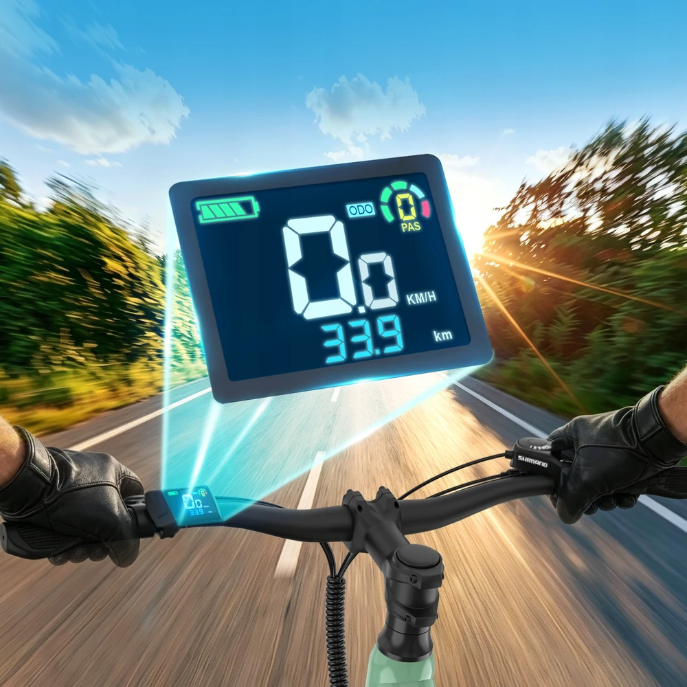 Bez Marki 2026 m. ALLGOBIKE AM27 elektrinis dviratis 250W 15AH 100KM 27,5" City PL