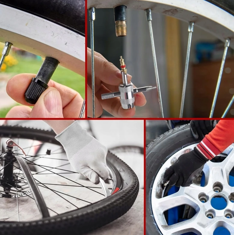 Bez Marki 29 ELEMENTAI Motociklų padangų tvirtinimo šaukštai PILNAS KOMPLEKTAS 30cm
