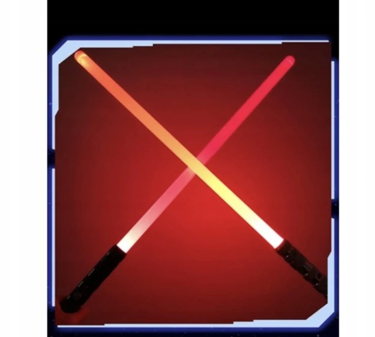 Bez Marki 2IN1 STAR WARS ŽAISLINIS METALINĖS RANKENĖS ŠVIESOS KAVYBĖS SVĖTINANTIS GARSU 80cm