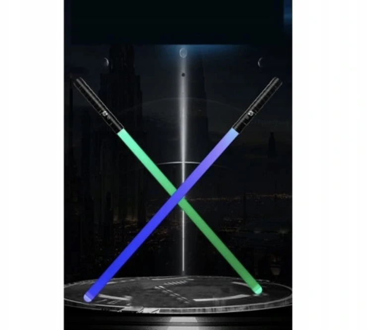 Bez Marki 2IN1 STAR WARS ŽAISLINIS METALINĖS RANKENĖS ŠVIESOS KAVYBĖS SVĖTINANTIS GARSU 80cm