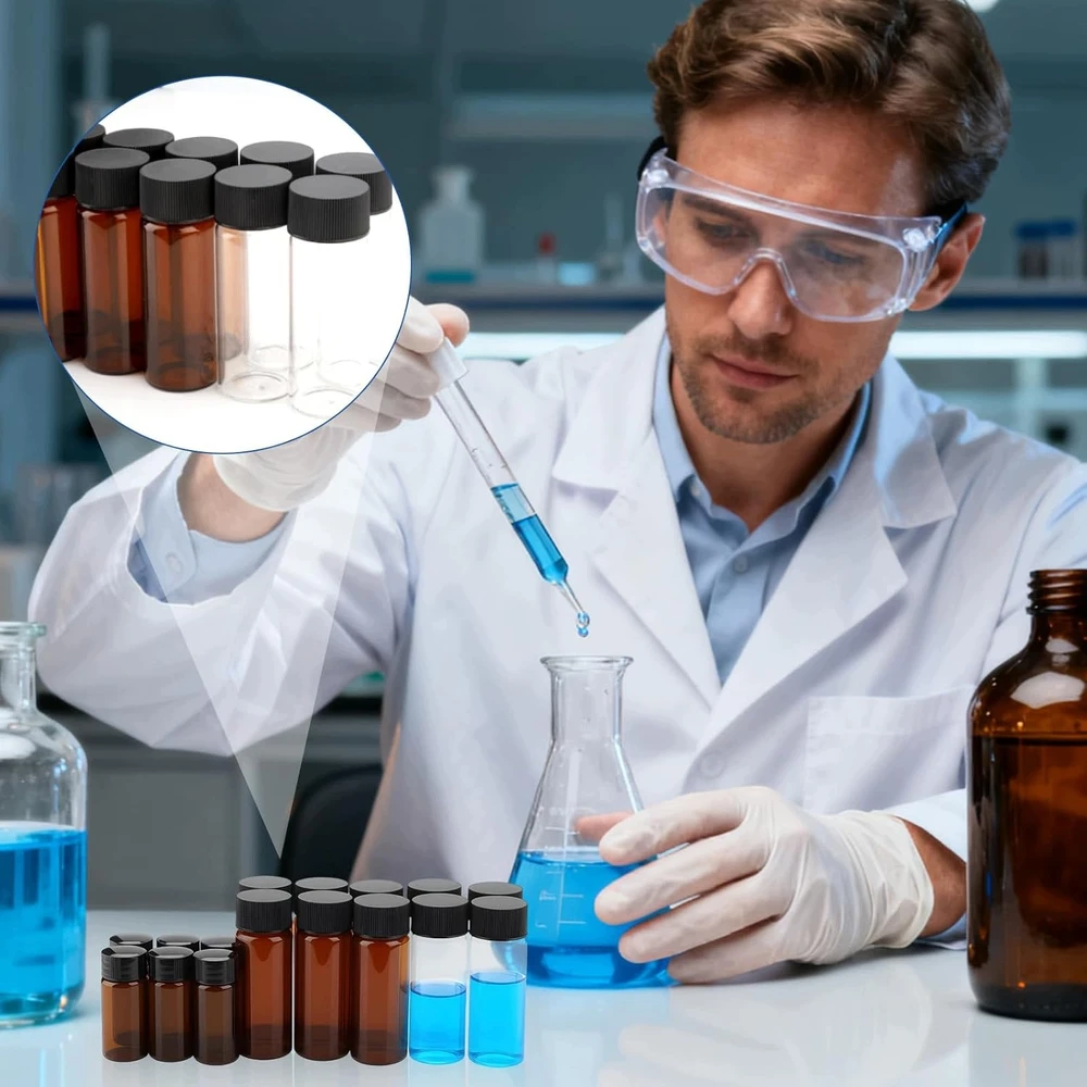 Bez Marki 30 ML STIKLINIAI BUTELAI 30 Vnt.