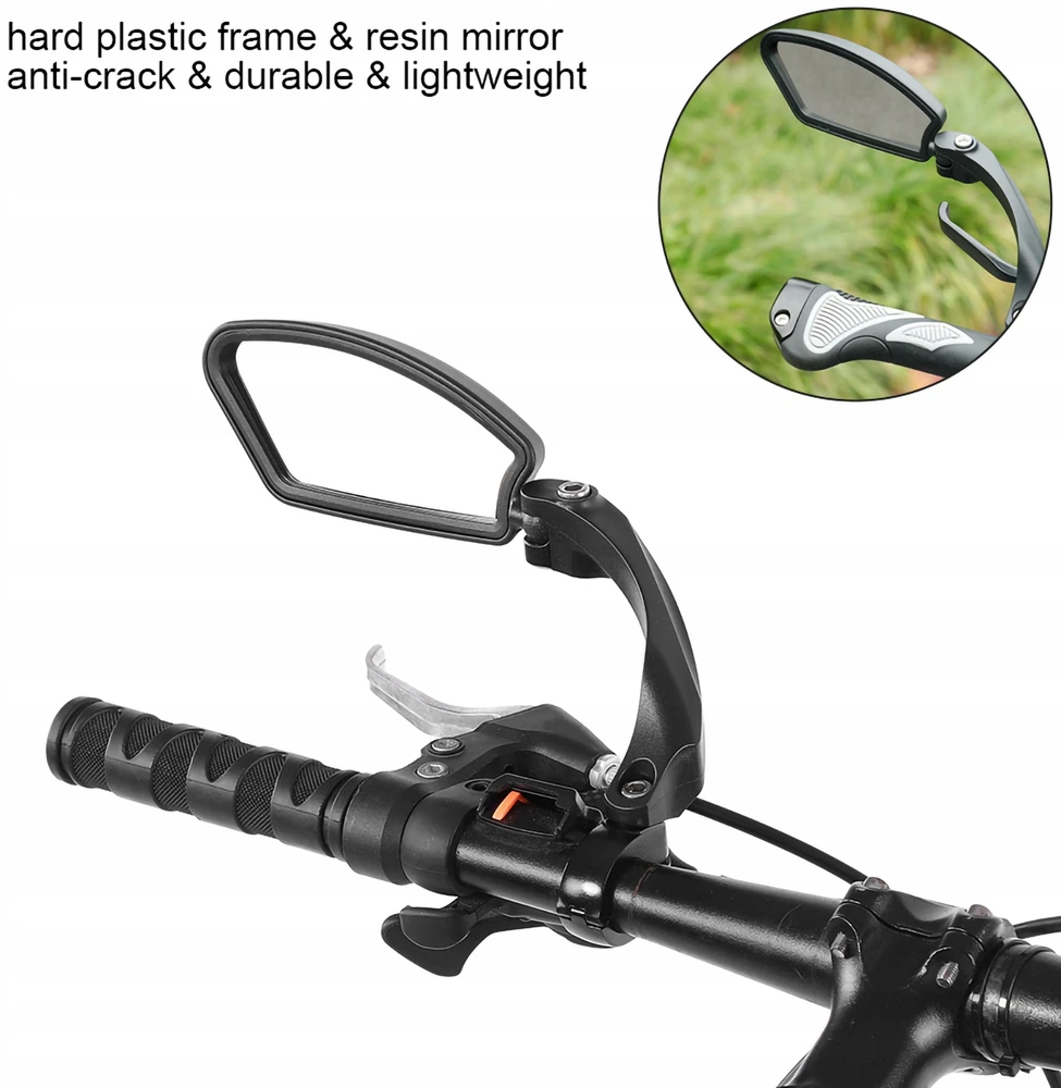 Bez Marki 360 OBRÓT LUSTERKA ROWEROWE ROWER NA KIEROWNICĘ LEWE