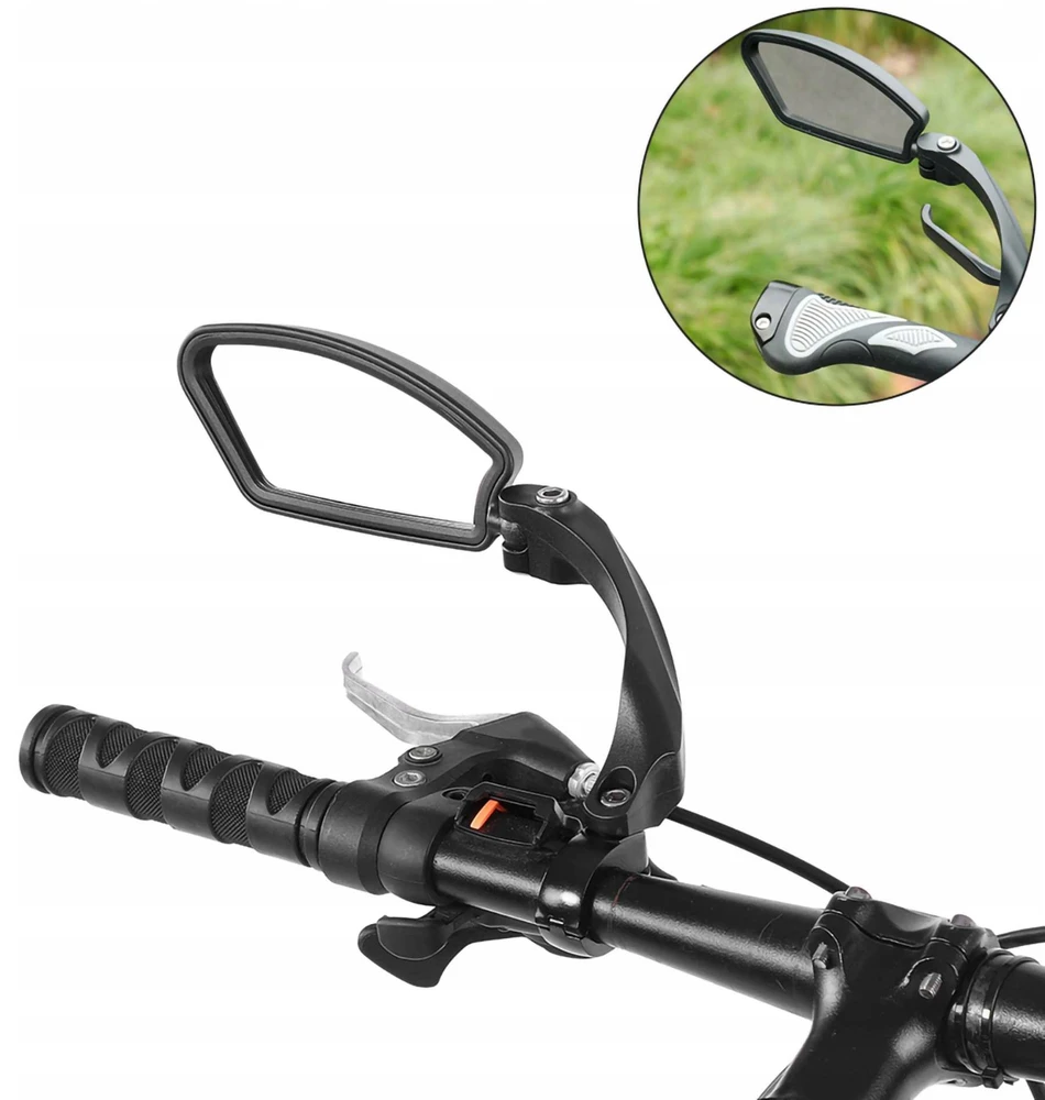Bez Marki 360 OBRÓT LUSTERKA ROWEROWE ROWER NA KIEROWNICĘ LEWE
