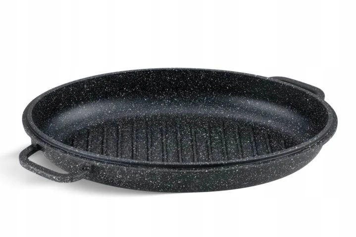 Bez Marki 38 cm keptuvė su keramine-marmurine danga, 8 L