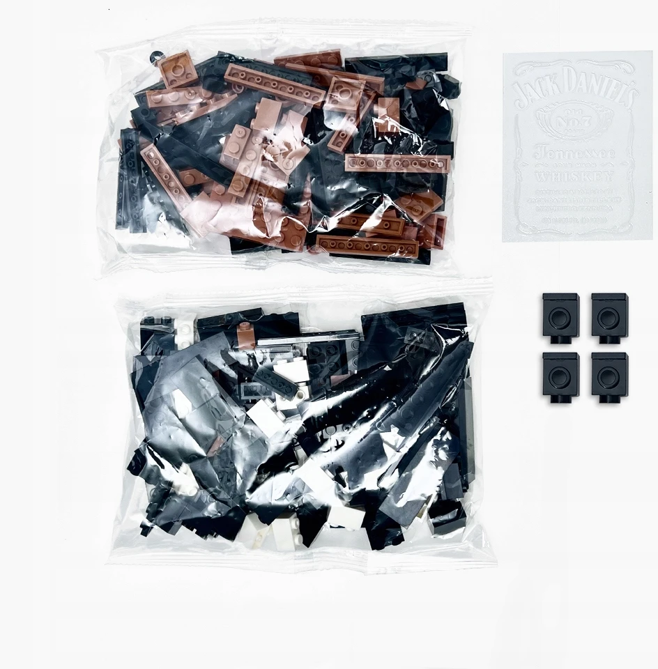 Bez Marki 3D BLOKELIAI SUAUGUSIEMS Jack Daniels BUTELIŲ KOLEKTORIAUS DEKORAVIMAS