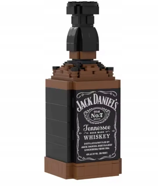 Bez Marki 3D BLOKELIAI SUAUGUSIEMS Jack Daniels BUTELIŲ KOLEKTORIAUS DEKORAVIMAS