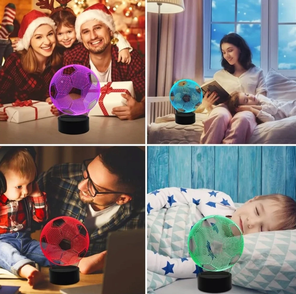 Bez Marki 3d Led Naktinė Lempa Arklys 16 Spalvų Usb Nuotolinio Valdymo Pultelis