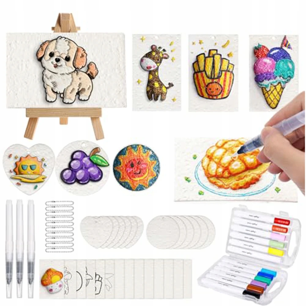 Bez Marki 3D MAGICAL FOAM RINKINYS PIŠYMAS ŠLAVIMAS SU VANDENIU KŪRYBINIA ŠEIMOS UŽSIĖMIMA