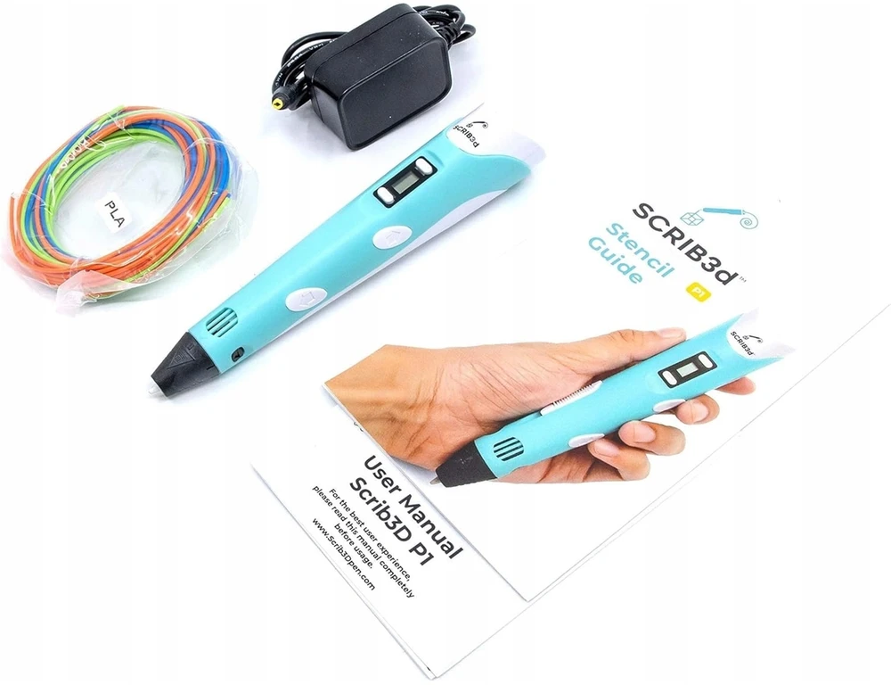 Bez Marki 3D PEN MAGIC PEN II KARTOS LED TEMPERATŪRA 1,75 mm PLA PRO