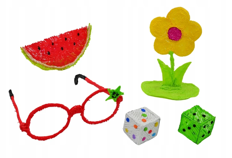Bez Marki 3D RAŠIKLIŲ + PILDYMO RINKINYS VAIKAMS, ATSITIKTINĖS SPALVOS